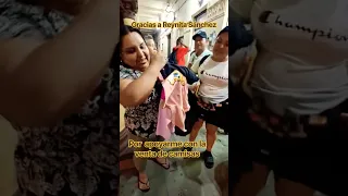 Entregando a Tatiana y Yesenia gracias a Reyna Sánchez #shorts #viral  #video  #dance