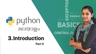 Introduction Part 2 Data Types Python Programming For Data Science Malayalam