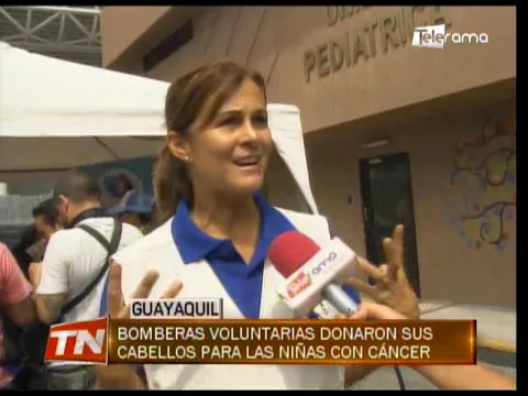 Bomberas voluntarias donaron sus cabellos para las niñas con cáncer