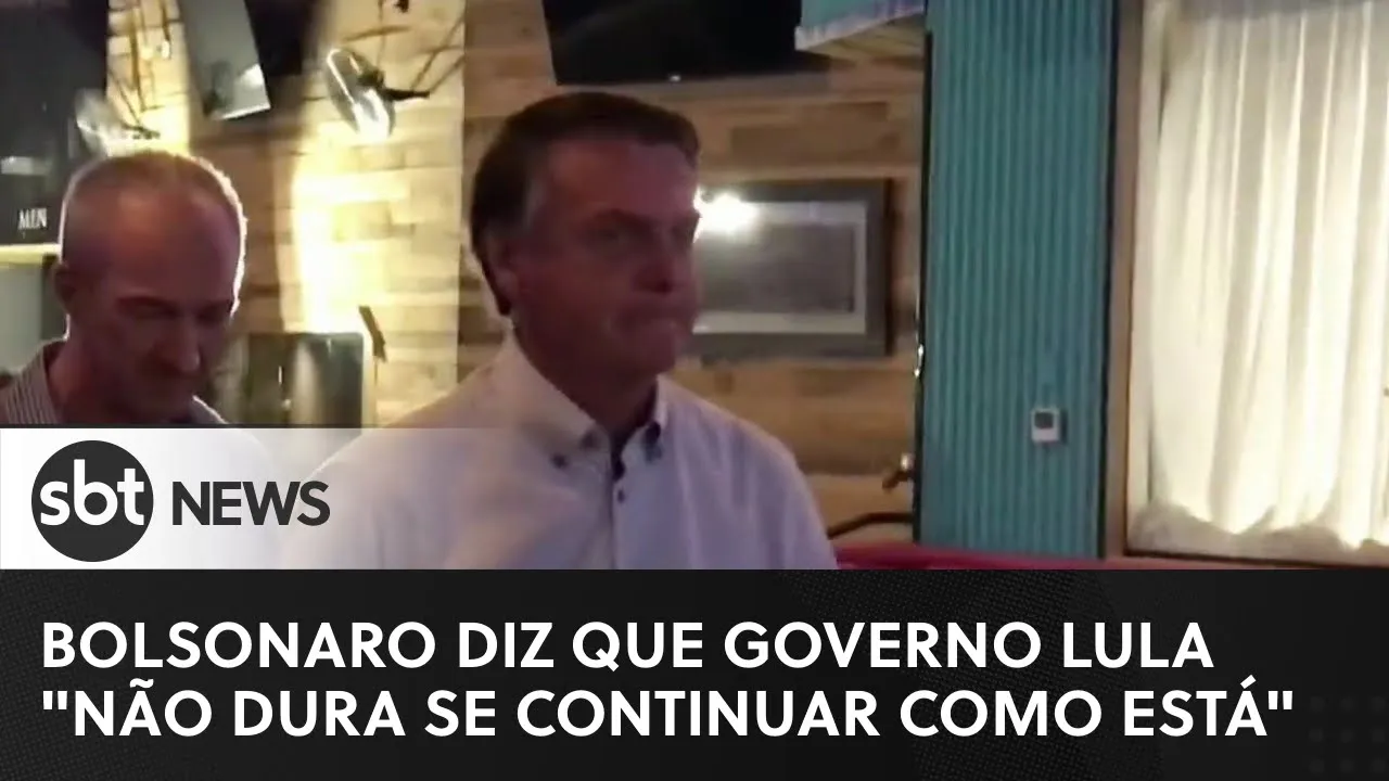 Bolsonaro diz que governo Lula "não dura se continuar como está" | #SBTNewsnaTV (01/02/2023)