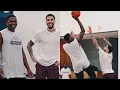 Anthony Edwards LaMelo Ball Jaden McDaniels 1vs1 during workout