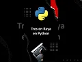 Como Crear un Juego de Trers en linea con Tkinter en Python