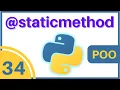 Metodos ESTATICOS en PYTHON 034