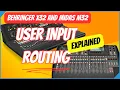 User Input Routing on the Behringer X32 and Midas M32 - Explained Soft patch channels anywhere