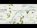 East Tennessee Weather Radar at 4 09pm ET