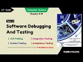 Software Debugging and Testing 11th Class Computer