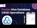 Flutter Hive Database CRUD Operations - Notes App