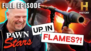 Rick Tries to Buy a Real Military Flamethrower | Pawn Stars (S2, E10) | Full Episode
