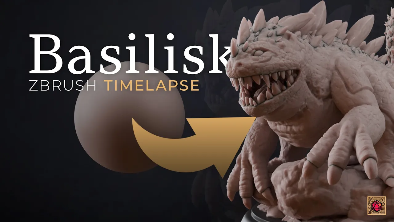 Basilisk DnD Behemoth - with Free Monsters Series Pdf - D&D RPG Tabletop and Wargaming Miniature