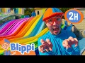 Lagu Blippi Learns at The Water Park | Blippi and Meekah Best Friend Adventures | Educational Videos