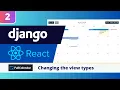 Django React FullCalendar Tutorial Using FullCalendar Views View Switching with Buttons