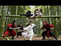 100殺手伏擊鄉野姑娘，殊不知她背後有功夫高手！#kungfu #功夫