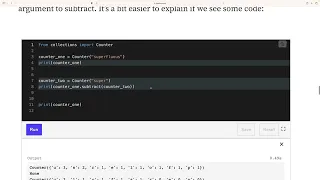 Python The Collections Module Counter