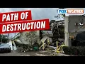 It Got Really Dark EF-1 Tornado Leaves Path Of Destruction In Slidell LA
