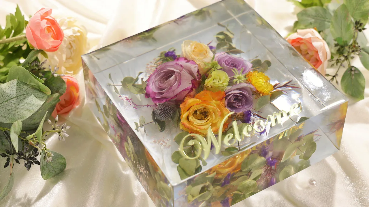 Outline Video How to Dry and Preserve Flowers in Epoxy Resin | Step by Step Tutorial