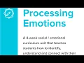 Processing emotions social-emotional unit