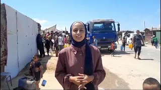 مراسلتنا الصغيرة حلا أبو جلهوم من قطاع غزة دندنها