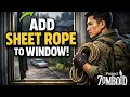 How to ADD SHEET ROPE to WINDOW in Project Zomboid Step by Step