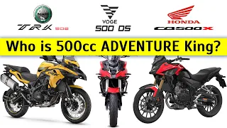 Honda CB500X vs Benelli TRK 502X vs Voge 500DSX Review