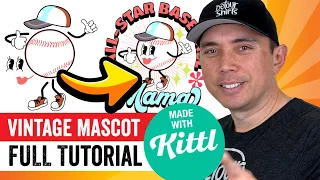 Download Kittl Tutorial: Vintage Mascot Design! Learn to Create Your Own. Easy Step by Step Instructions MP3