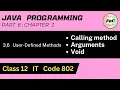 Class 12 Information Technology IT Code 802 Unit 3 Java Programming Part 6 - By Akshita Yadav