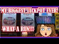 BIGGEST SLOT MACHINE JACKPOT Caught Live on Triple Red Hot 7s Top Dollar MASSIVE JACKPOT