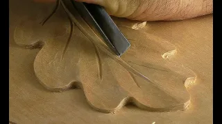How to Carve 3 Simple Leaves - 4 Oak Leaf
