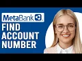 How To Find MetaBank Account Number How Do I Get My Account Number From MetaBank