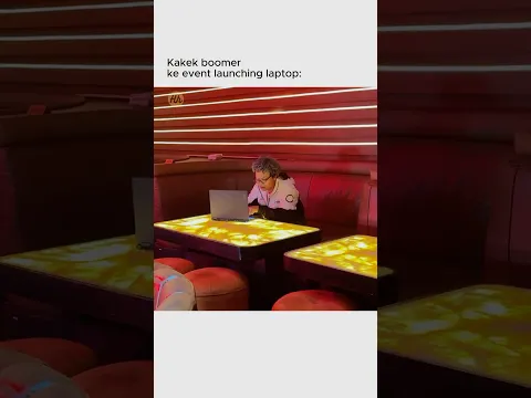 Kakek boomer ke event launching laptop #boomer #laptop#launching #comedyskit #contentcreator #Intel