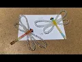 Diy make a dragonfly tutorial Beaded a dragonfly