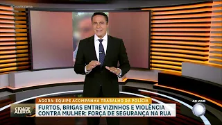 Cidade Alerta acompanha a Polícia Militar em ocorrências de perturbação e violência