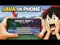 I Played Minecraft Java Edition on Phone Mojo Launcher