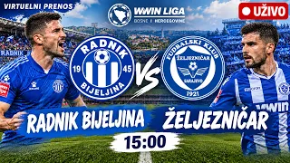 RADNIK BIJELJINA - ŽELJEZNIČAR (WWIN Liga BIH ) UŽIVO - virtuelni prenos