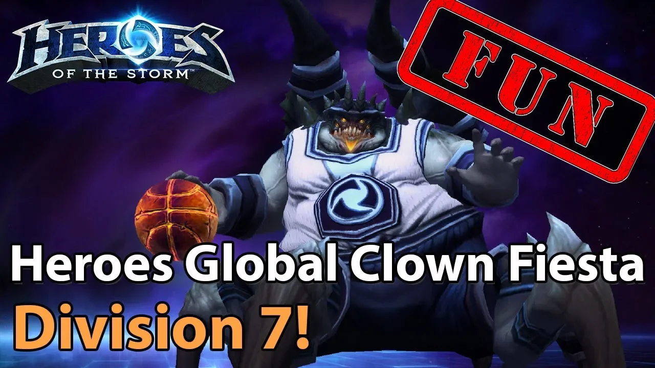 ► Heroes of the Storm - Full Clown Fiesta in Division 7!