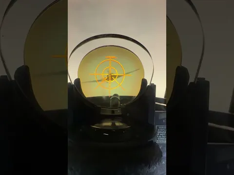 US WWII Reflector Gunsight POV at @USAFmuseum