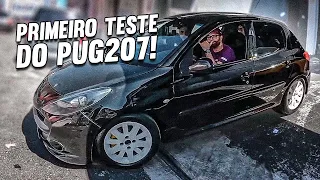????PRIMEIRO ROLÊ NA MALDADE DO PEUGEOT 207 TURBÃO DO GUI!!!????Deu Ruim ou já pode ir pro Dinamômetro!?