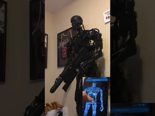 Remote controlled T800 #terminator #robotics