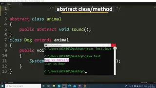 abstract class program in java Learn Coding