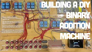 DIY Relay Binary Adding Machine