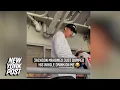 Jackson Mahomes dumps water on taunting Ravens fans in viral New York Post