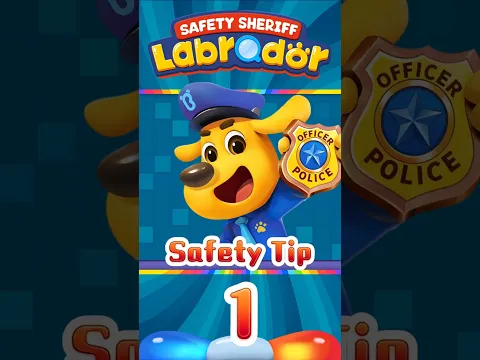 Sheriff Labrador Safety Tip #1 - Never Eat Strange Things | BabyBus Games