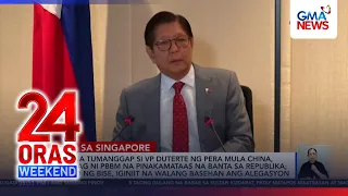 China-linked funds to VP Sara a “threat at highest level” if true—PBBM | 24 Oras Weekend