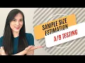 Sample Size Estimation in Testing Easy Explanation for Data Science Interviews