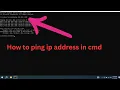 How to ping an ip address Ping ip address cmd