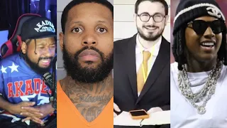 Let Trap Cook! Akademiks reacts to dude trying to press Trap Lore Ross at Durk Trial