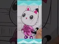 Sniffycat Coloring Gabby s Dollhouse Pandy Paws