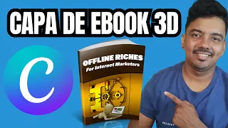 como fazer uma capa de ebook 3d no canva