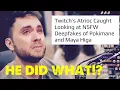 Twitch Streamer Atrioc CRIES After Being Caught Viewing Pokimane Deepfakes