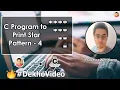 C Program To Print Star Pattern - 4