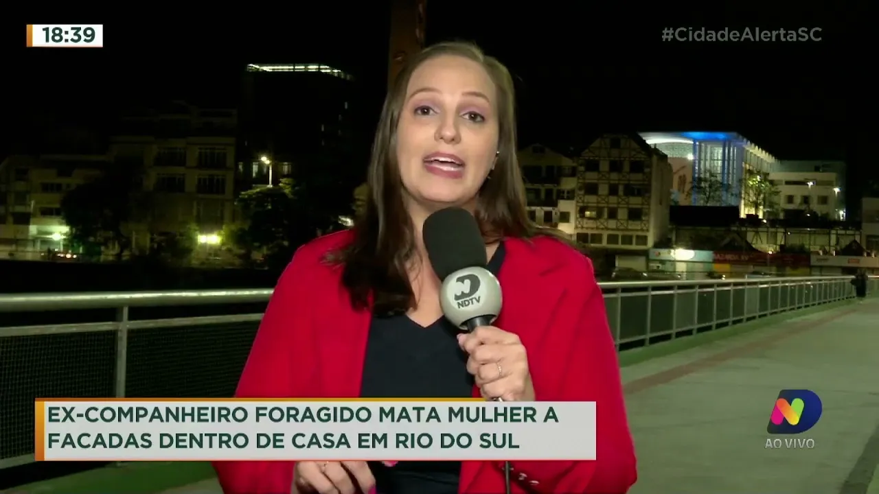 Homem que matou ex-companheira segue foragido em Rio do Sul